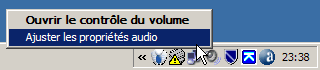 Désactiver le son sous Windows XP
