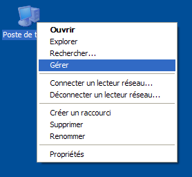 Windows XP : GÃ©rer