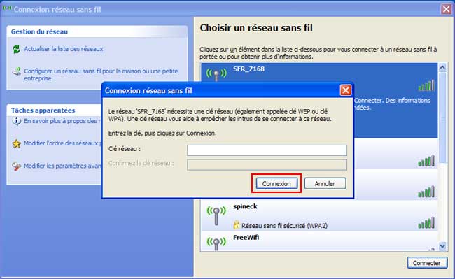 Windows XP : Se connecter au réseau
